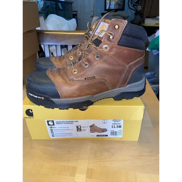 Carhartt Ground Force Boots Composite Toe Size 11.5 Medium CME6355 Fe6355-m Mens - Picture 1 of 10